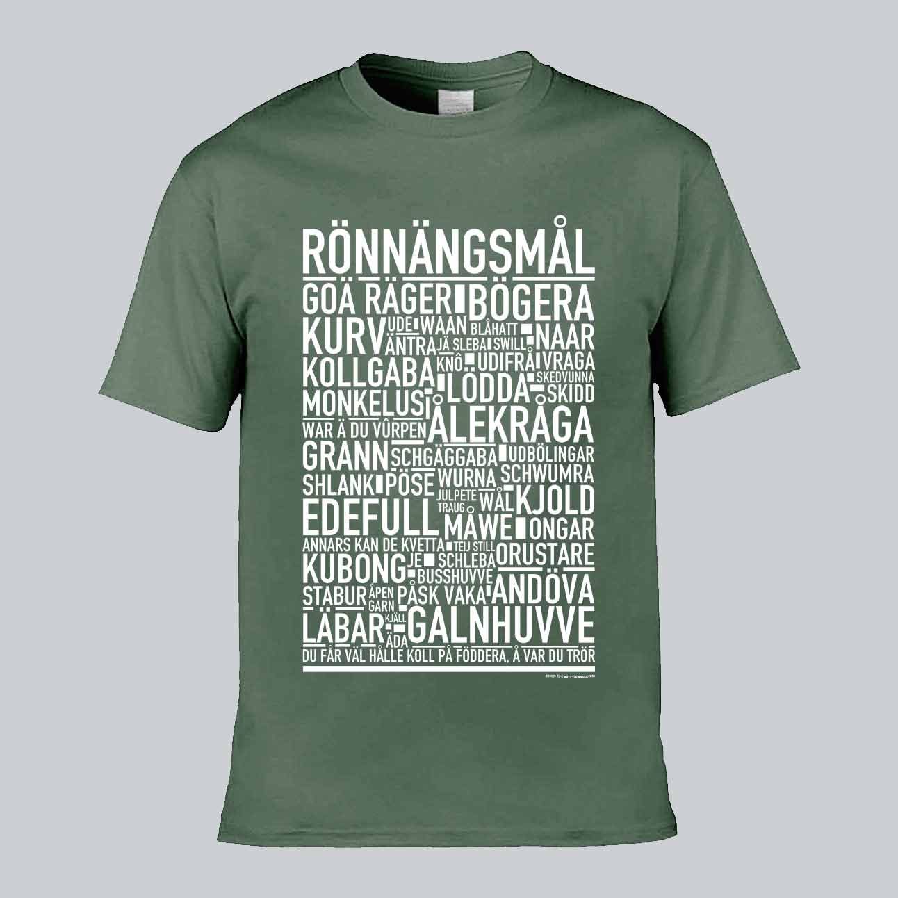 Rönnängsmål Dialekt Text T-shirt