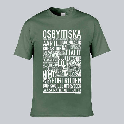 Osbyitiska Dialekt Text T-shirt