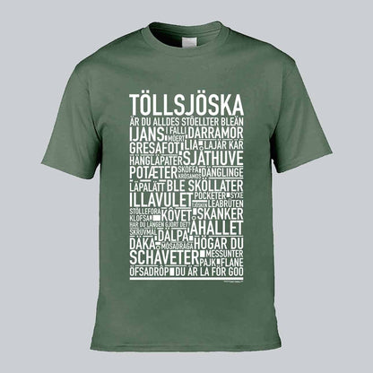 Töllsjöska Dialekt Text T-shirt