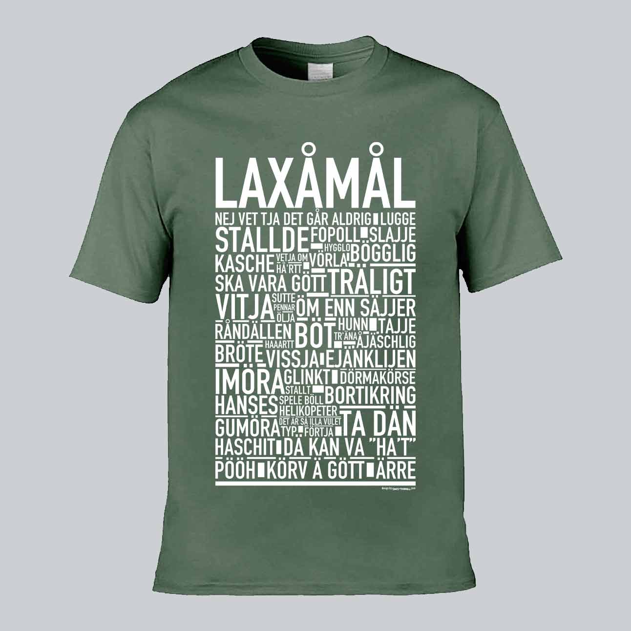 Laxåmål Dialekt Text T-shirt