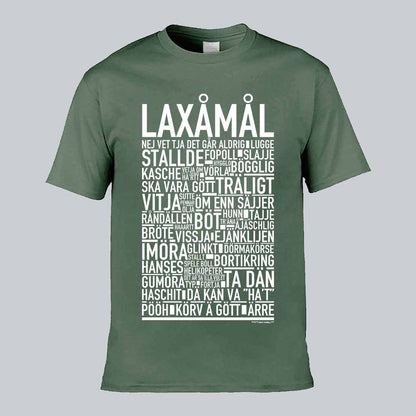 Laxåmål Dialekt Text T-shirt