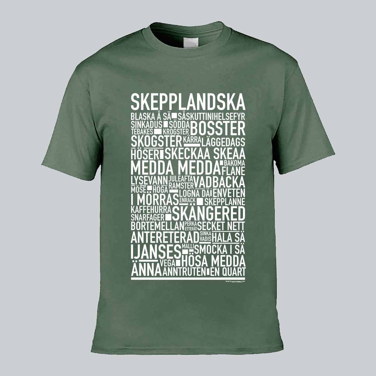 Skepplandska Dialekt Text T-shirt
