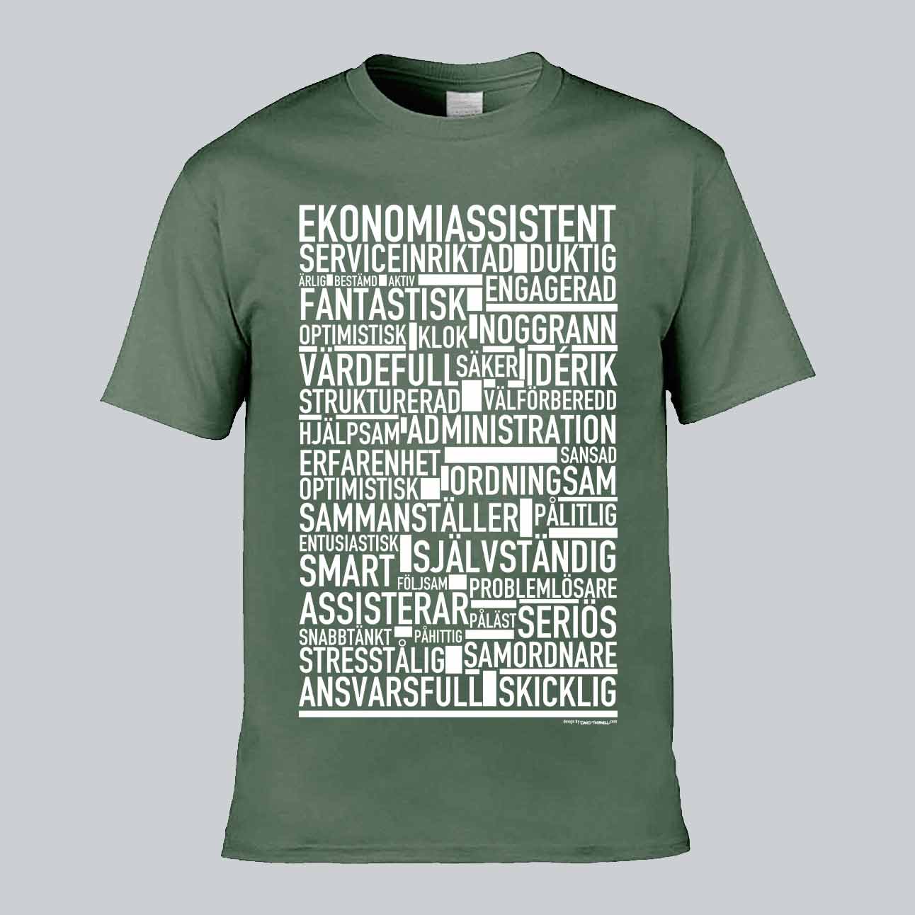 Ekonomiassistent Text T-shirt