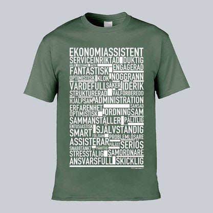 Ekonomiassistent Text T-shirt