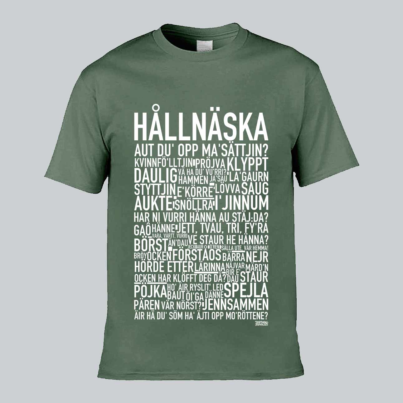 Hållnäska Dialekt Text T-shirt