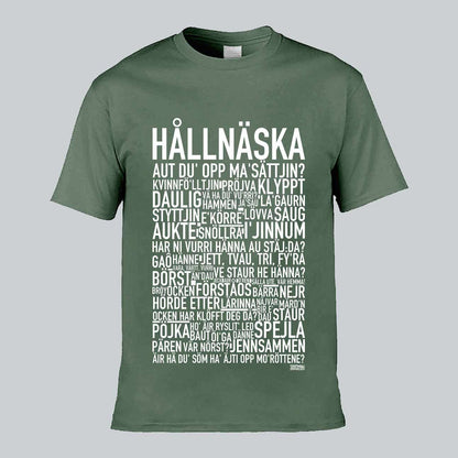 Hållnäska Dialekt Text T-shirt