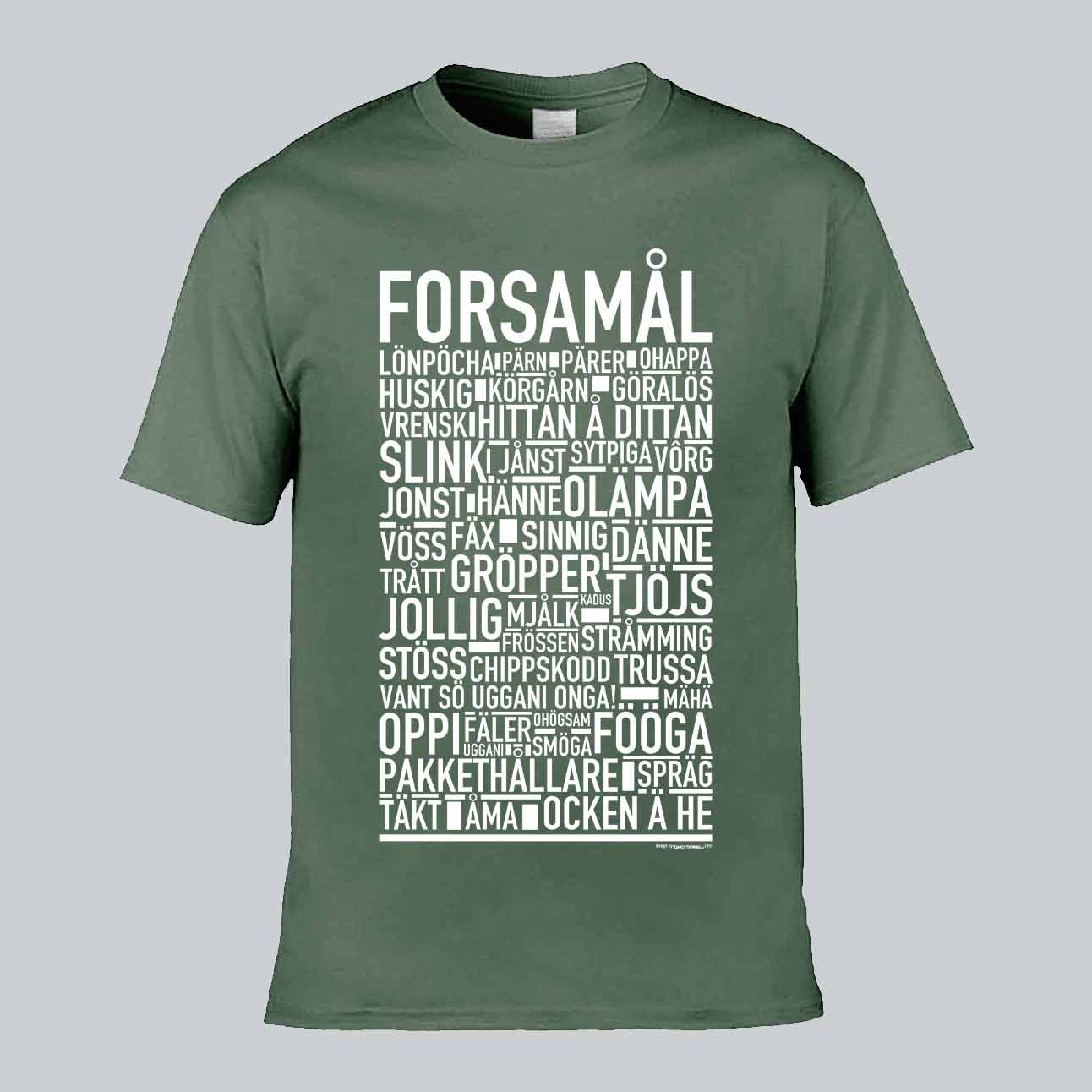Forsamål Dialekt Text T-shirt