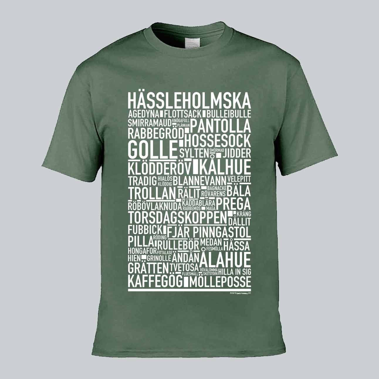 Hässleholmska Dialekt Text T-shirt