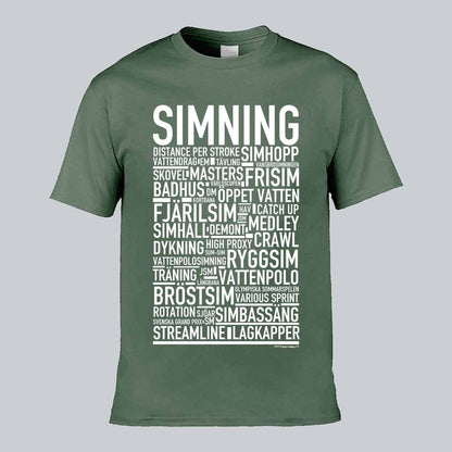 Simning Text T-shirt