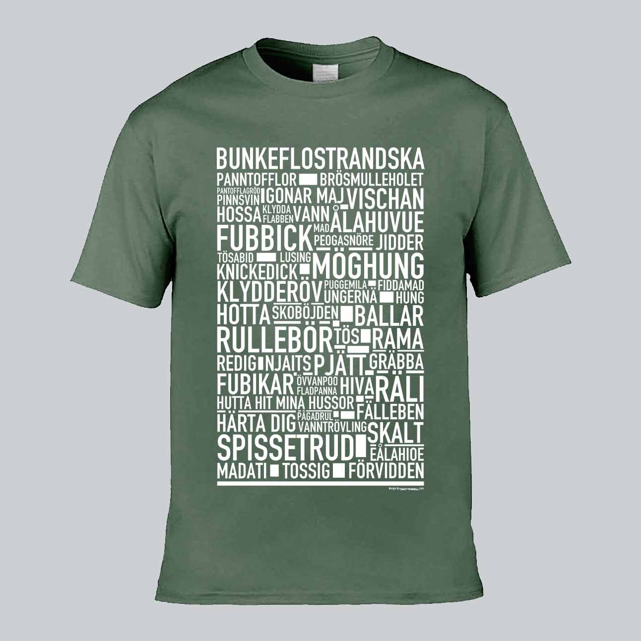 Bunkeflostrandska Dialekt Text T-shirt