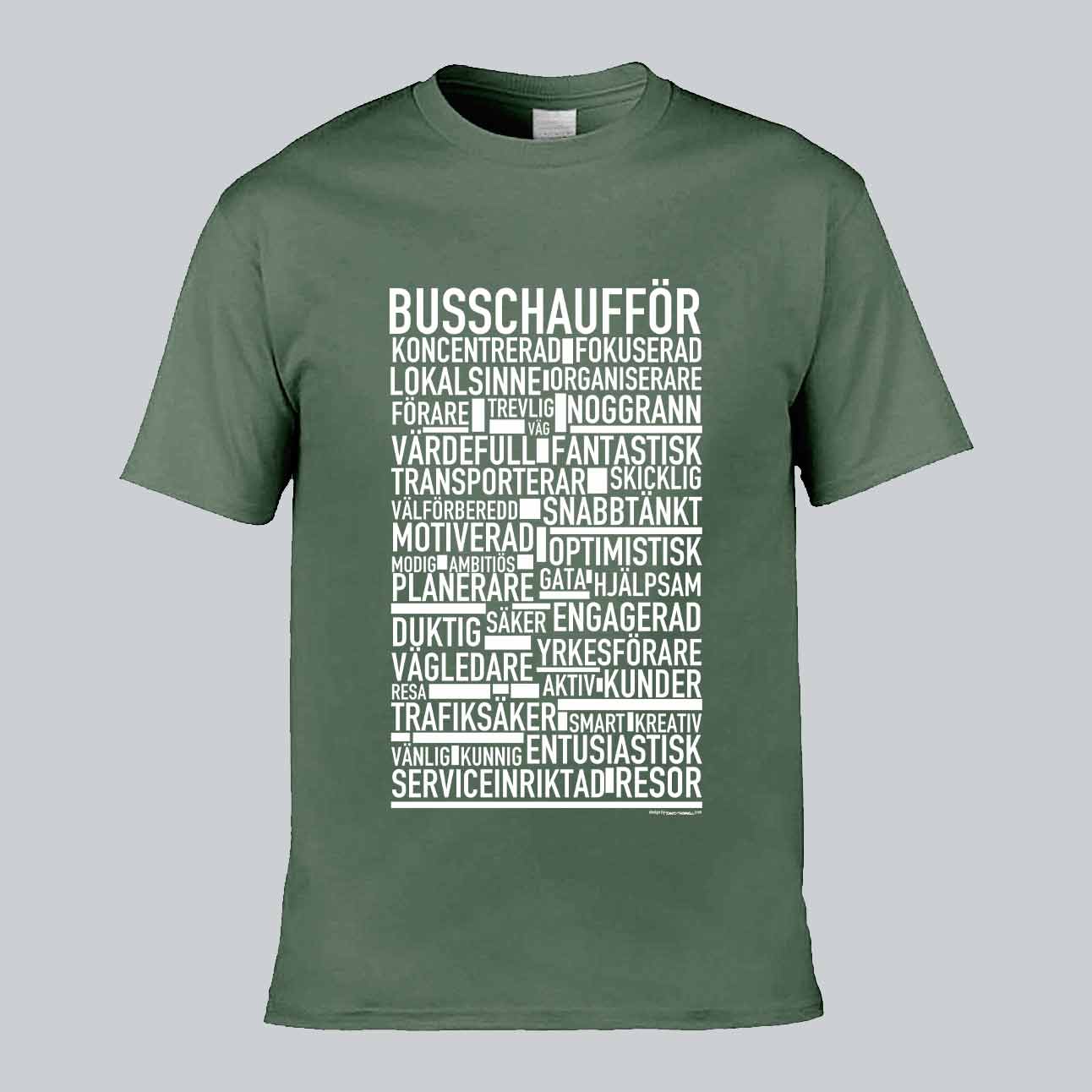 Busschaufför Text T-shirt
