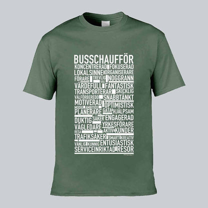 Busschaufför Text T-shirt