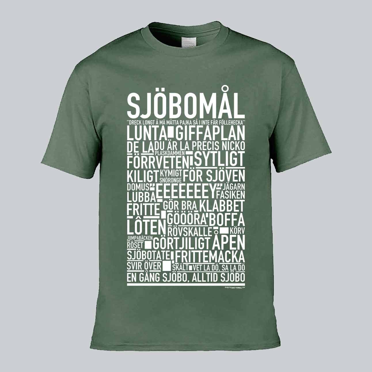 Sjöbomål Dialekt Text T-shirt