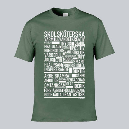 Skolsköterska Text T-shirt