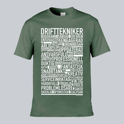 Drifttekniker Text T-shirt