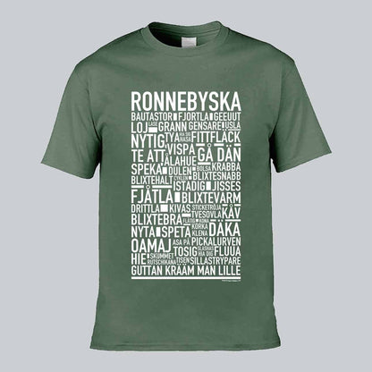Ronnebyska Dialekt Text T-shirt