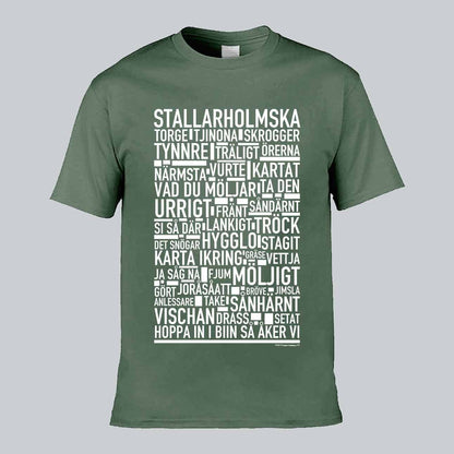 Stallarholmska Dialekt Text T-shirt