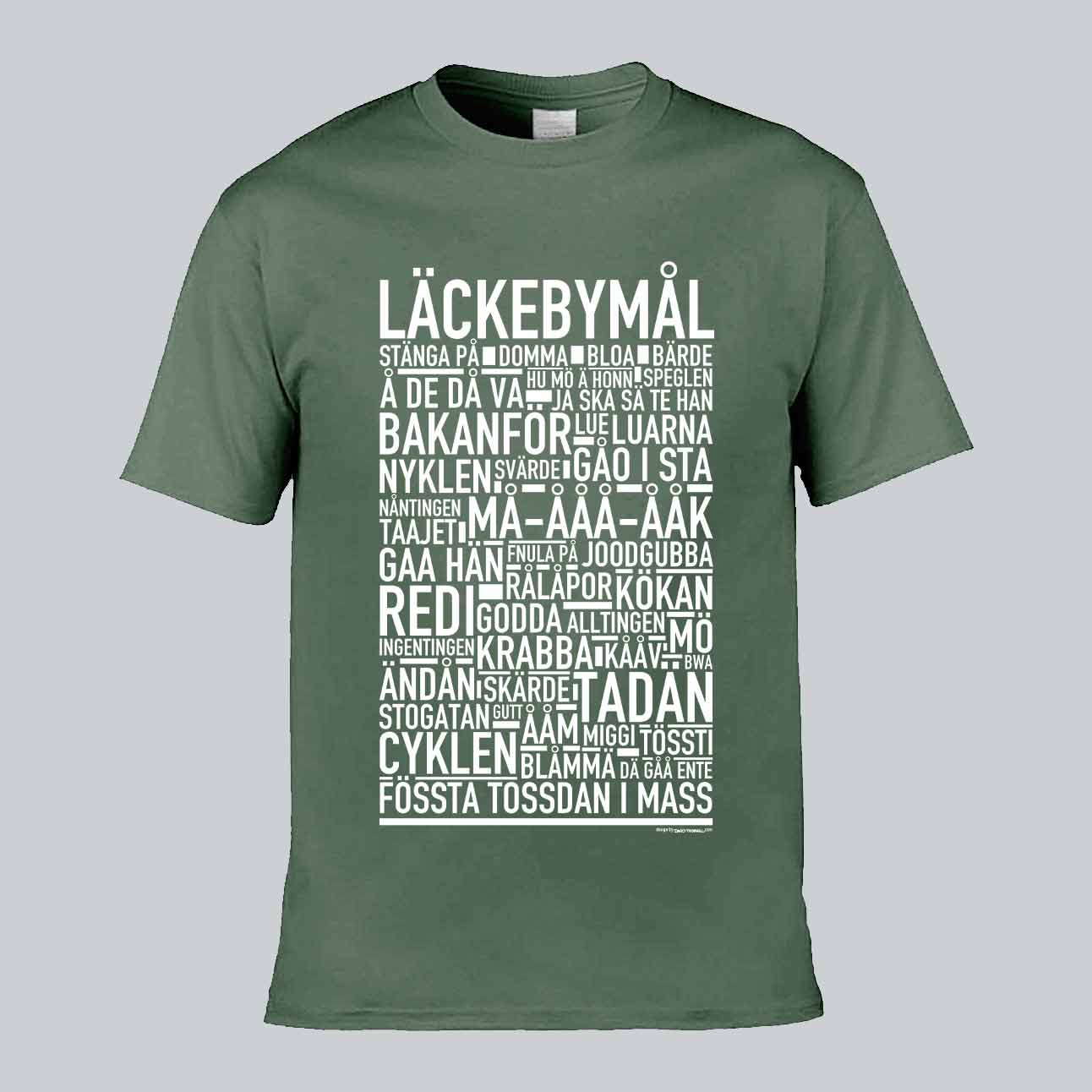 Läckebymål Dialekt Text T-shirt