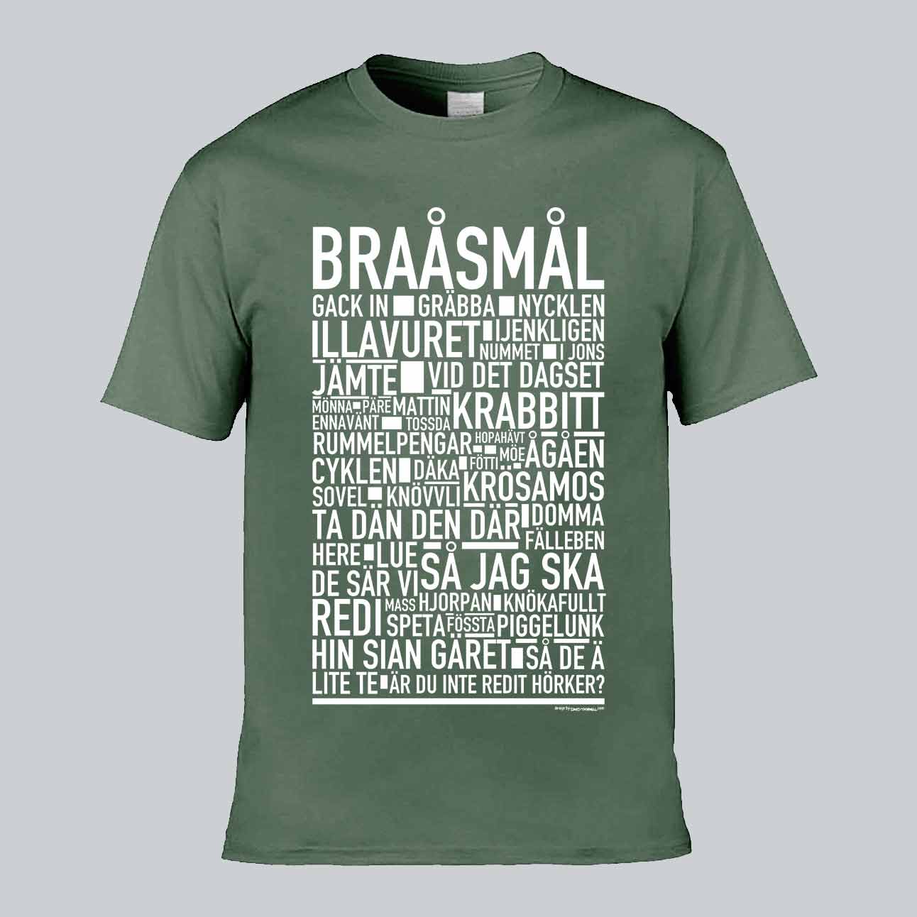Braåsmål Dialekt Text T-shirt