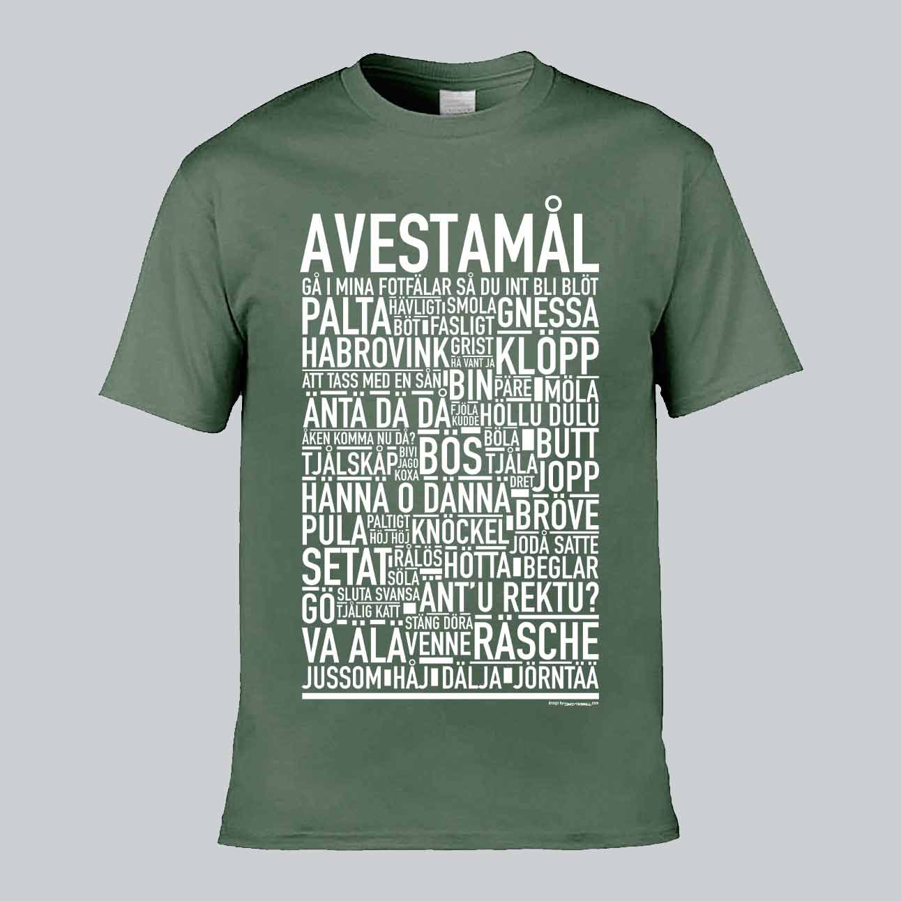 Avestamål Dialekt Text T-shirt