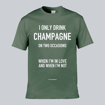 In Love Or Not Champagne Text T-shirt