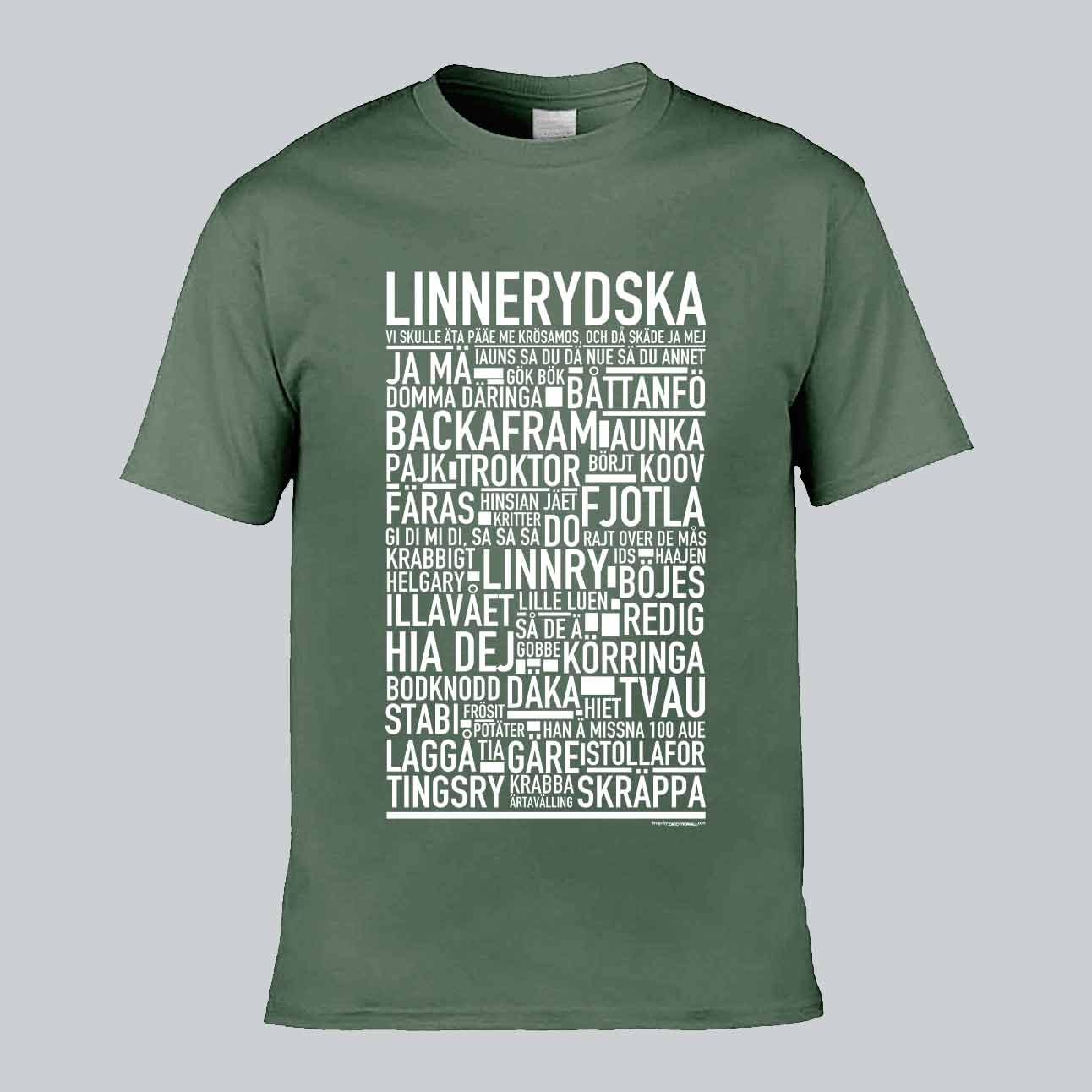 Linnerydska Dialekt Text T-shirt