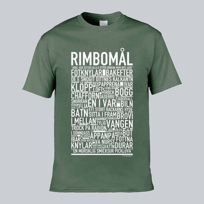 Rimbomål Dialekt Text T-shirt