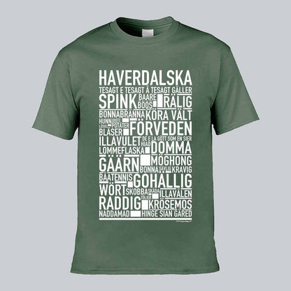Haverdalska Dialekt Text T-shirt