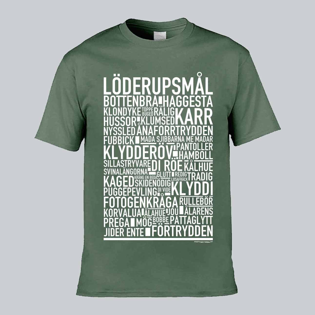 Löderupsmål Dialekt Text T-shirt