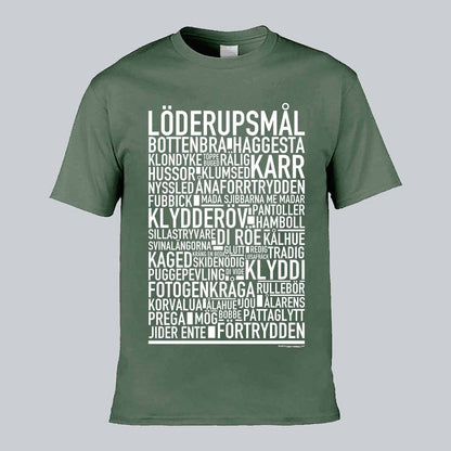 Löderupsmål Dialekt Text T-shirt