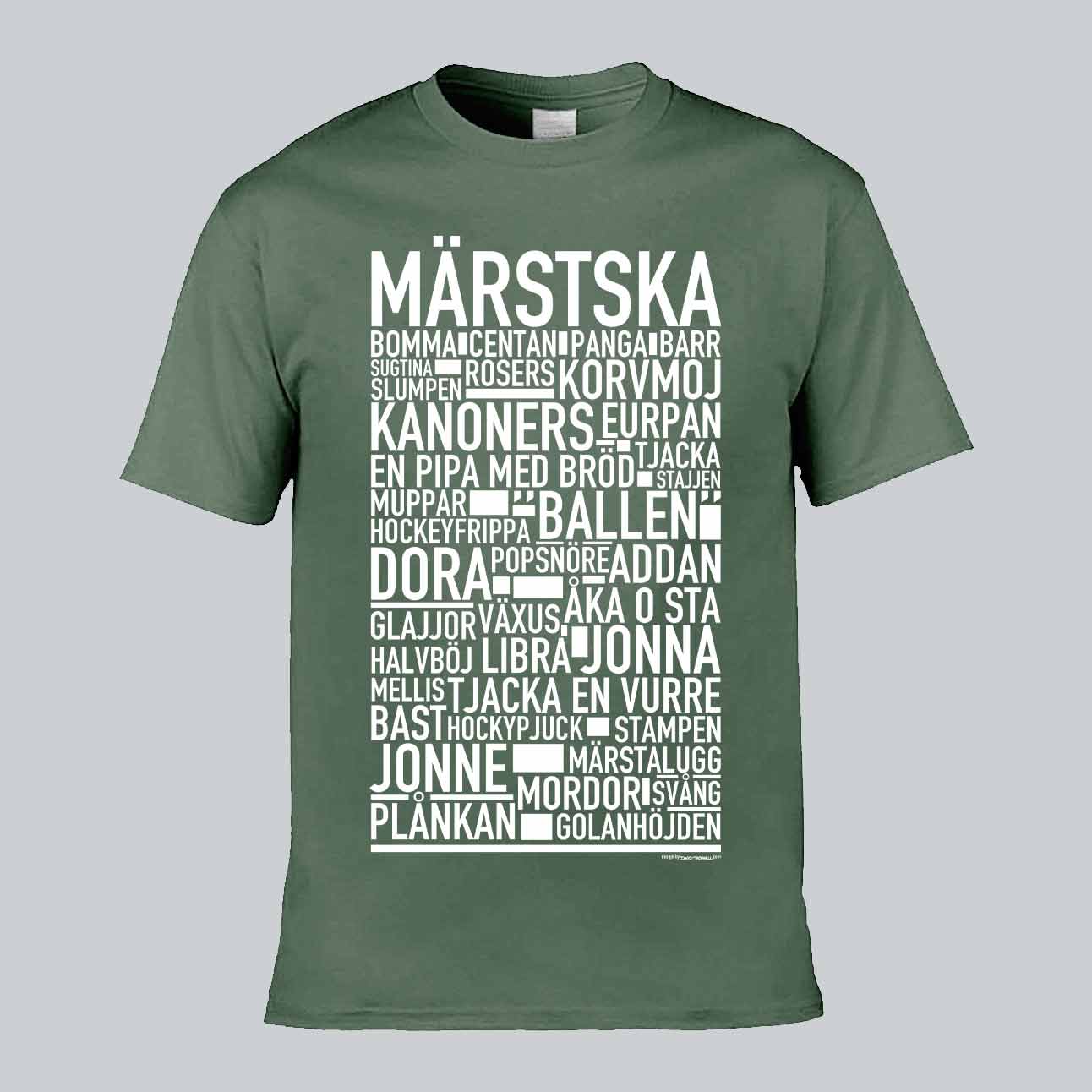 Märstska Dialekt Text T-shirt