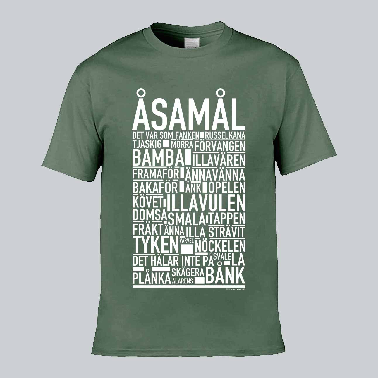 Åsamål Dialekt Text T-shirt