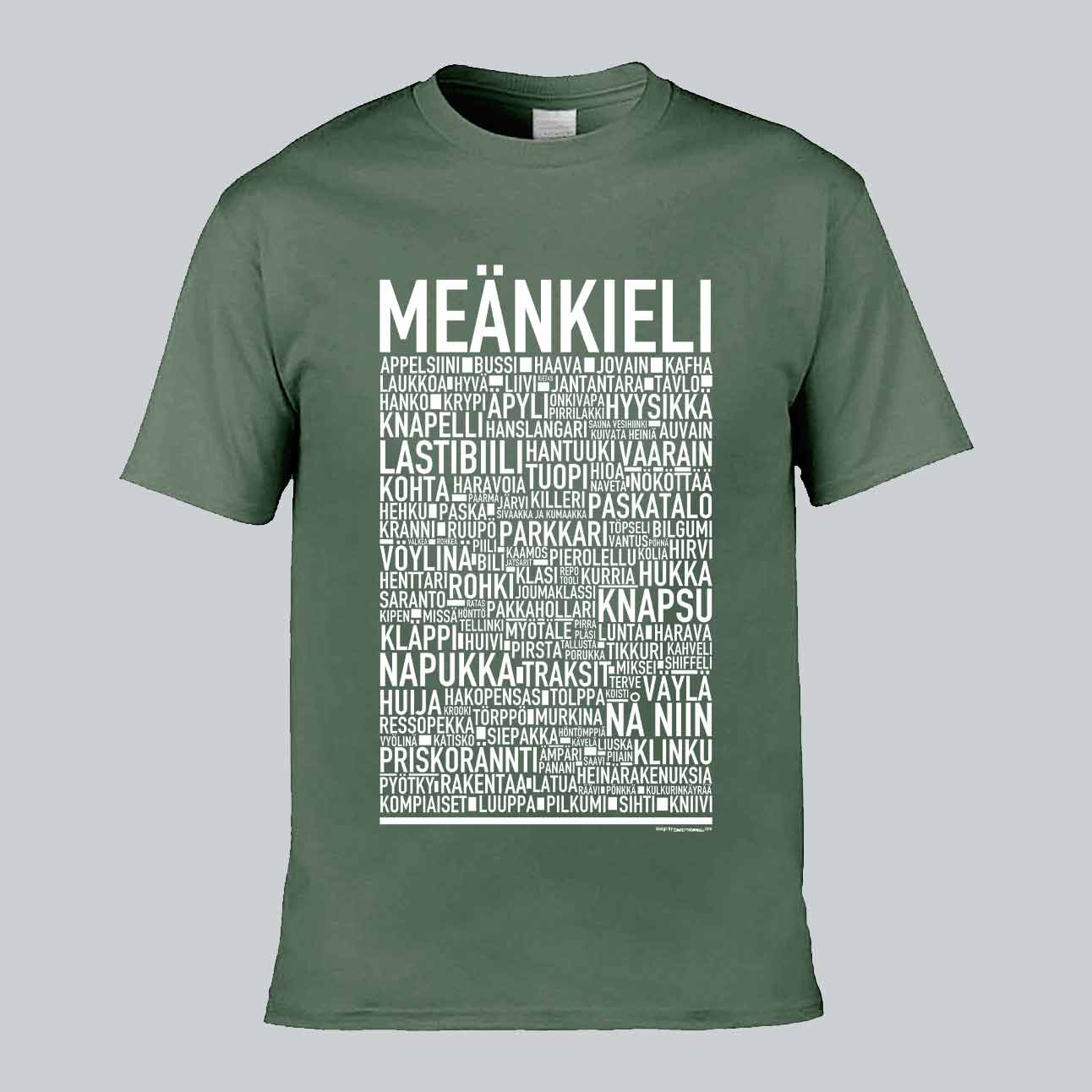 Meänkieli Dialekt Text T-shirt