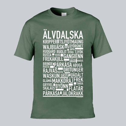 Älvdalska Dialekt Text T-shirt
