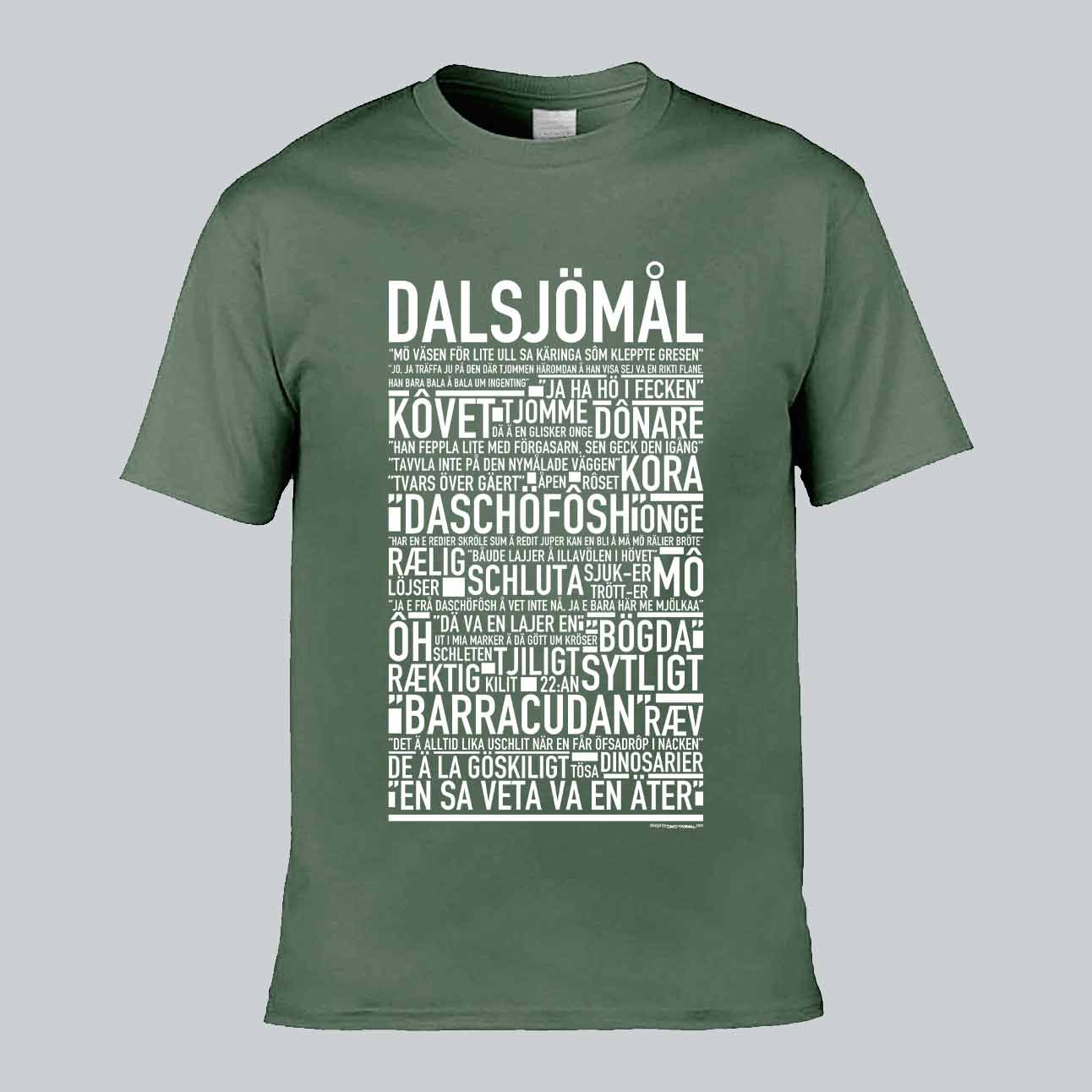 Dalsjömål Dialekt Text T-shirt