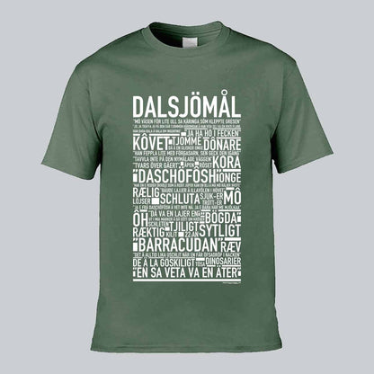 Dalsjömål Dialekt Text T-shirt