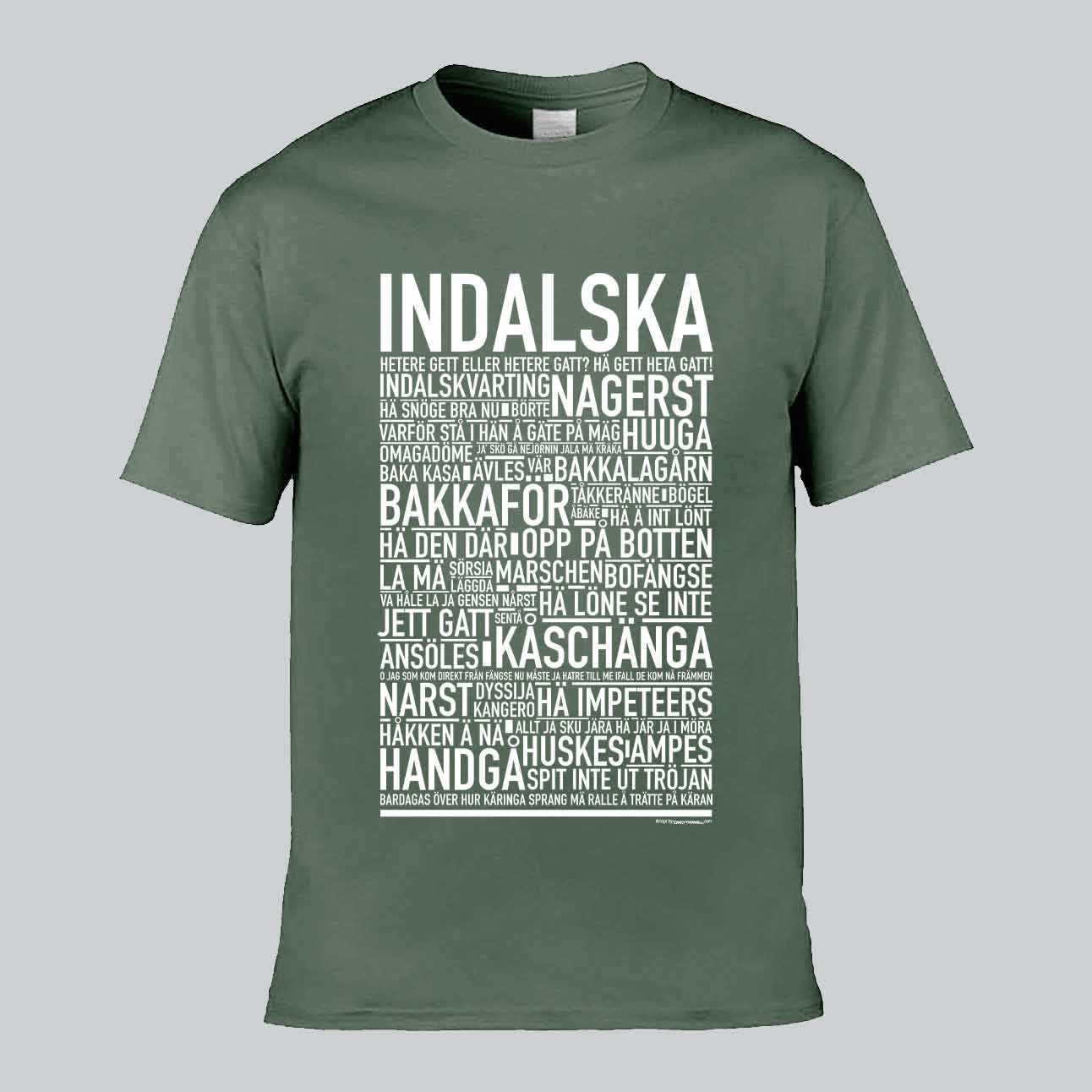 Indalska Dialekt Text T-shirt