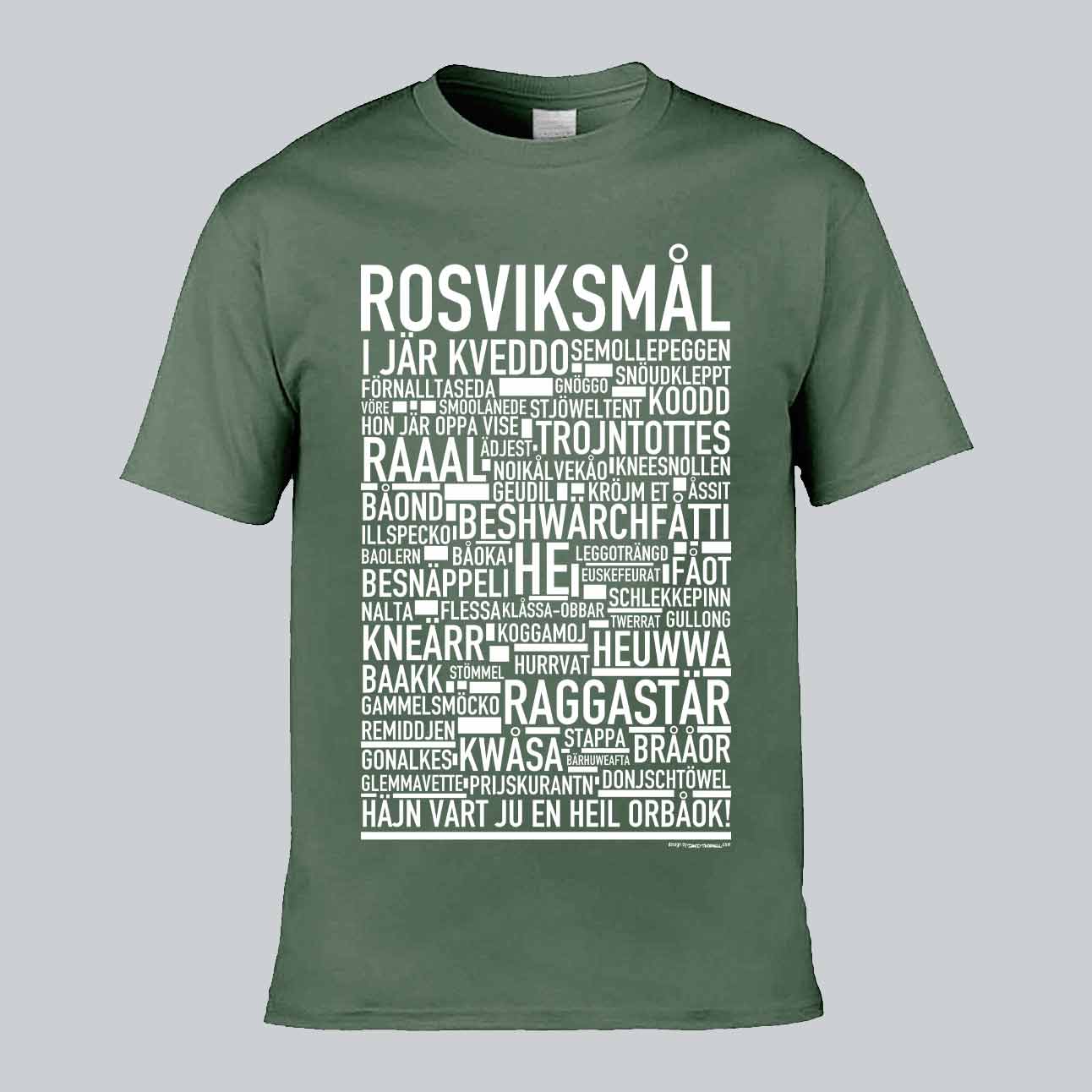 Rosviksmål Dialekt Text T-shirt