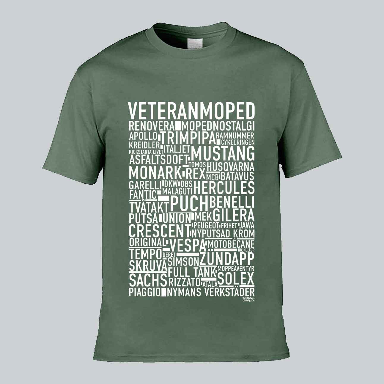 Veteranmoped Text T-shirt