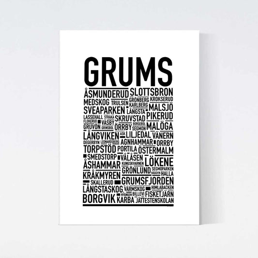 Grums Text Poster
