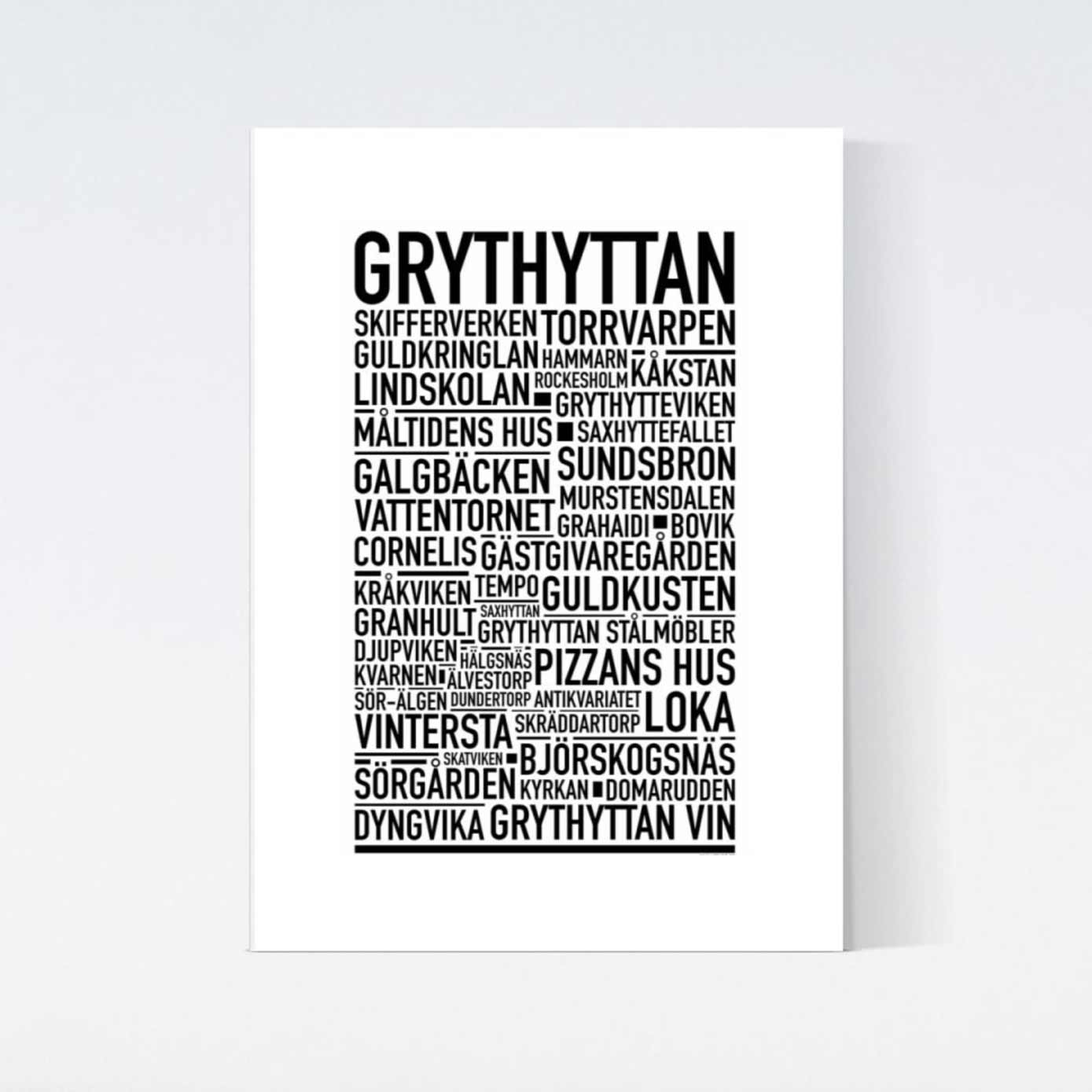 Grythyttan Text Poster