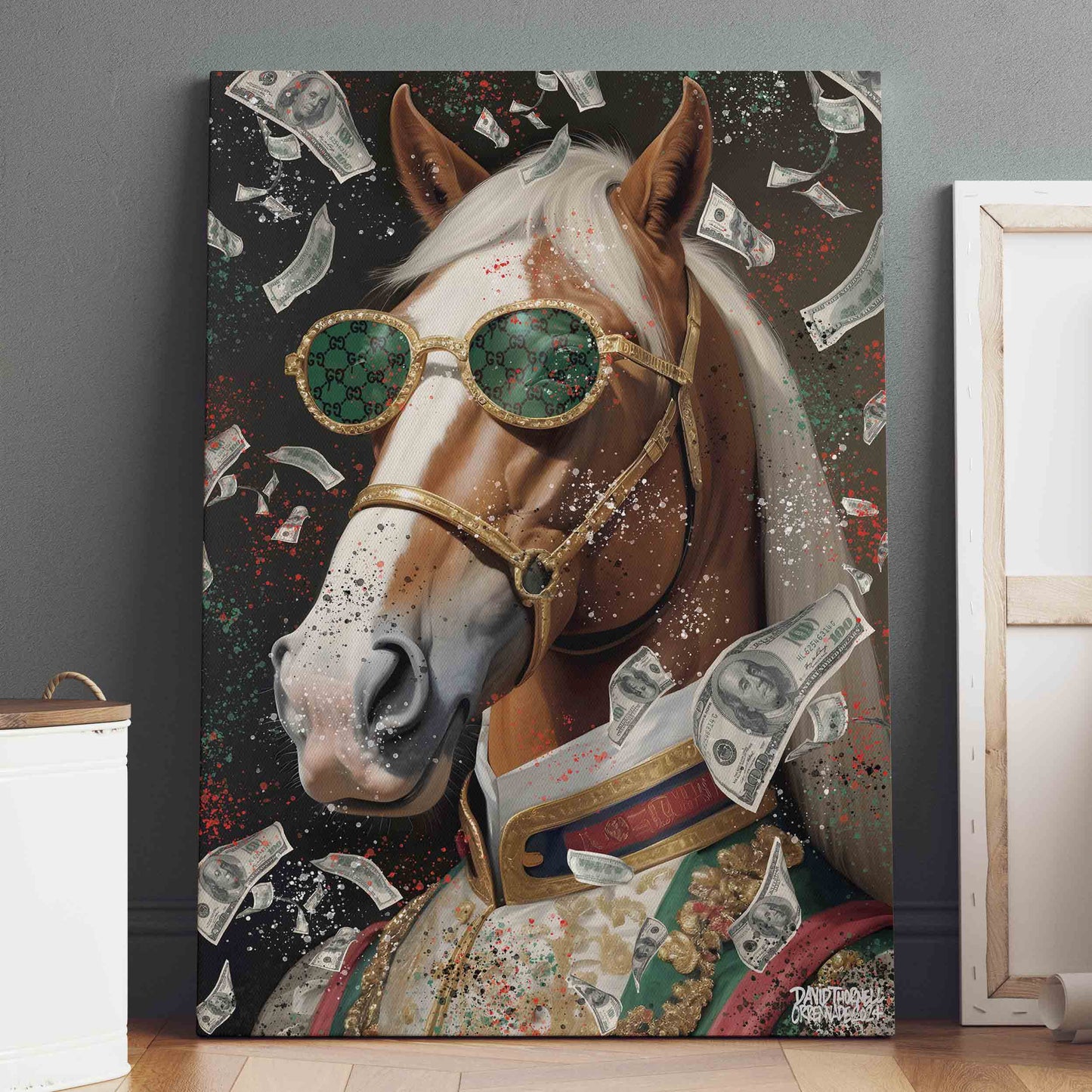 Horse Fashionista Canvas