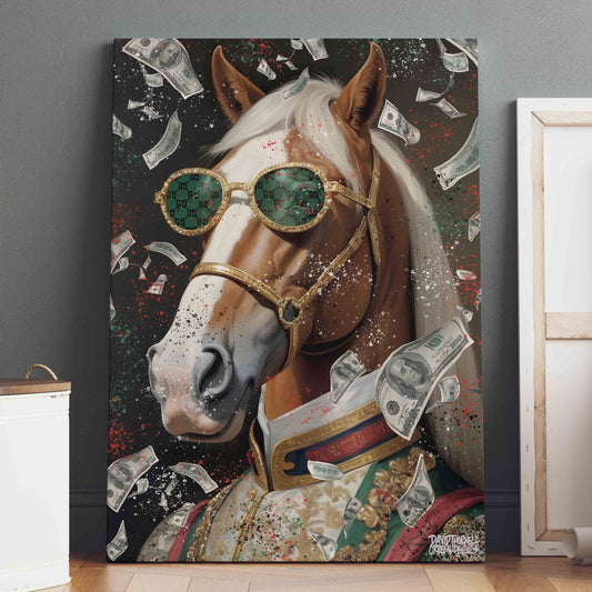 Horse Fashionista Canvas