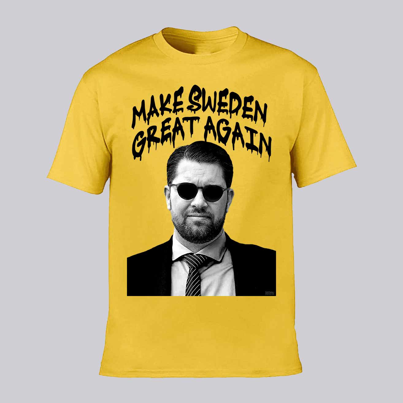 Make Sweden Great Again Text T-shirt