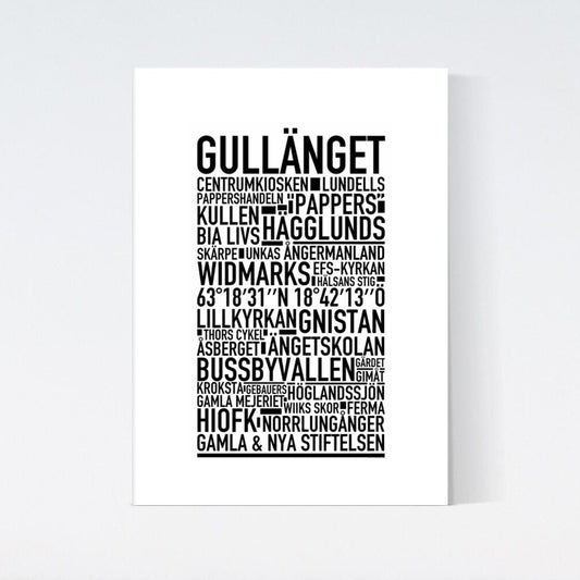 Gullänget Text Poster