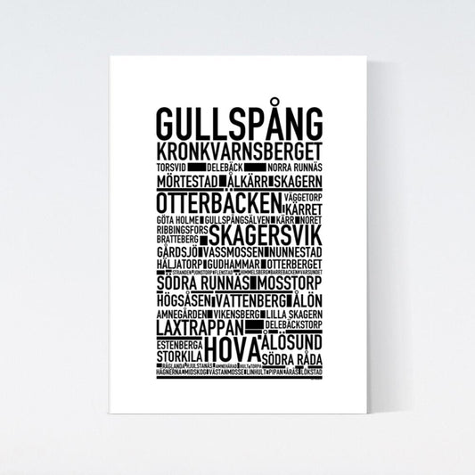Gullspång Text Poster