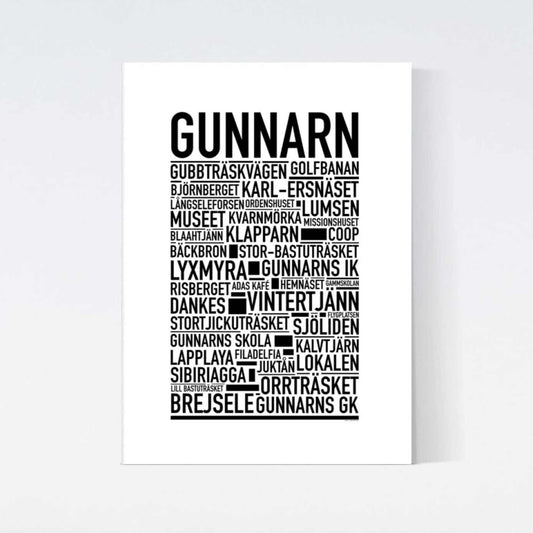 Gunnarn Text Poster
