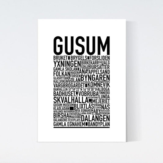 Gusum Text Poster