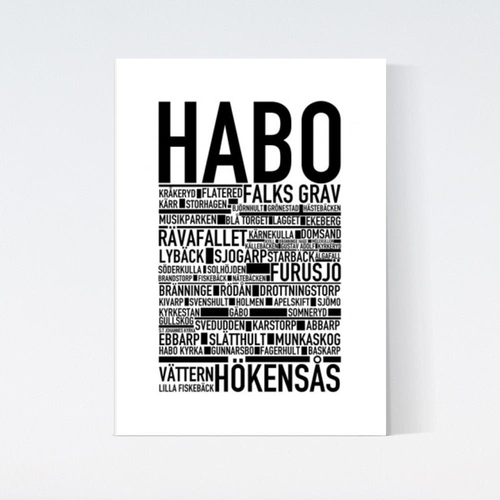 Habo Text Poster