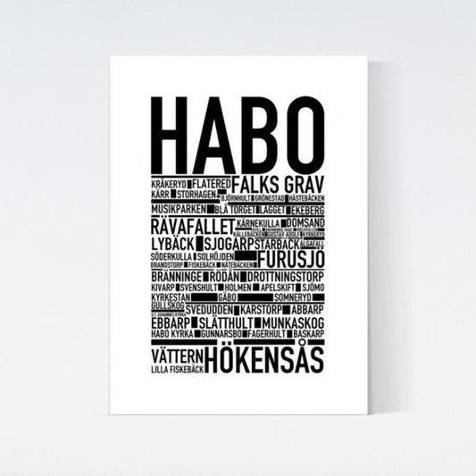 Habo Text Poster